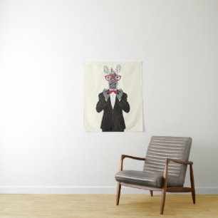 Zebra Gentleman Tapestry