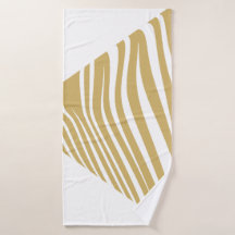 Zebra geometrical white & beige