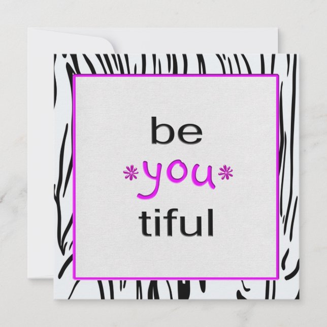 Zebra Girls Night Out Invitation (Front)