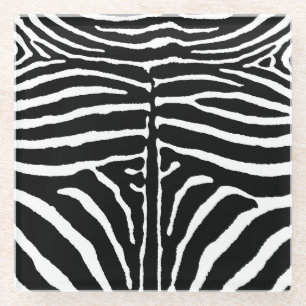 Zebra Glass Coaster