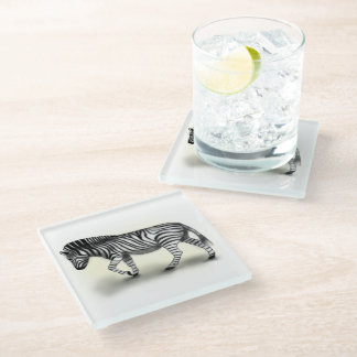 "Zebra" Glass Coaster