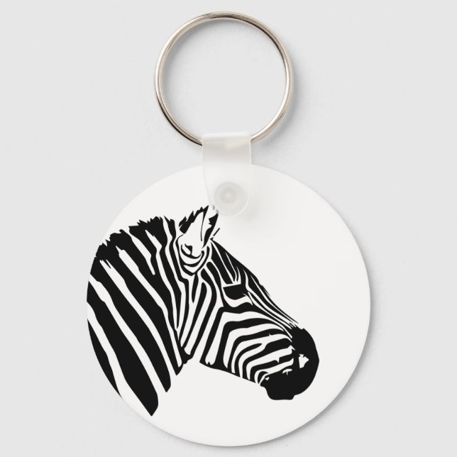 Zebra head key ring (Front)
