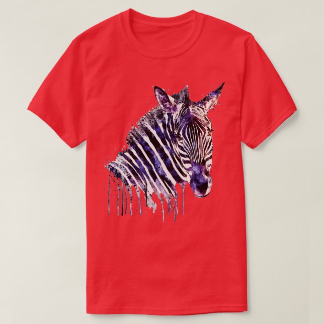 Zebra Head T-Shirt (Design Front)