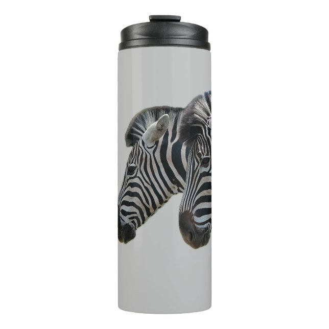 Zebra Heads  Thermal Tumbler (Front)