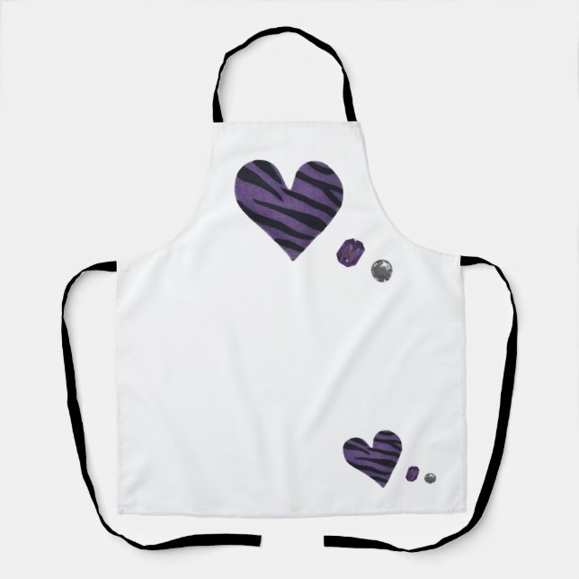 Zebra-heart Apron (Front)