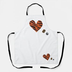 Zebra-heart Apron