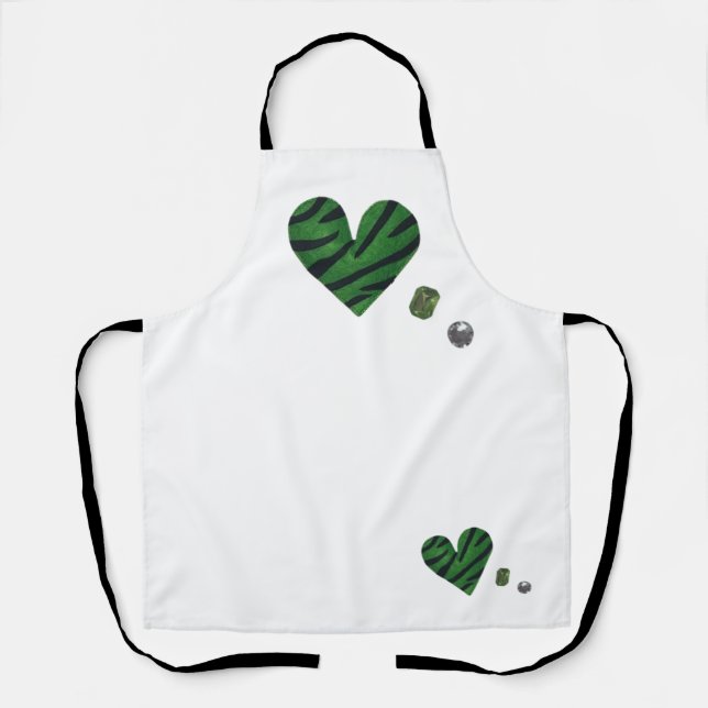 Zebra-heart Apron (Front)
