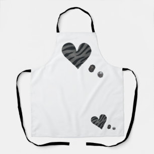 Zebra-heart Apron