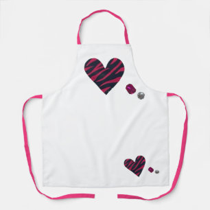 Zebra-heart Apron