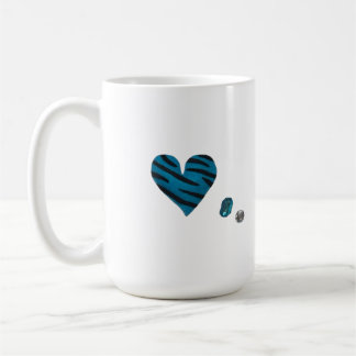 Zebra-heart Coffee Mug