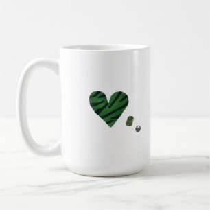 Zebra-heart Coffee Mug