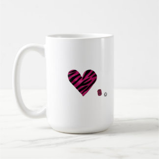Zebra-heart Coffee Mug