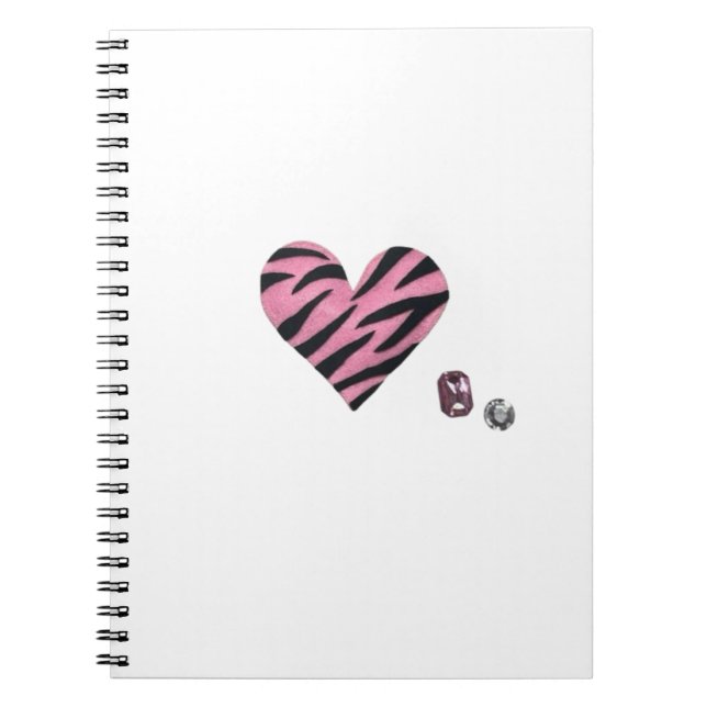 Zebra-heart Notebook (Front)