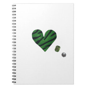 Zebra Heart Notebook
