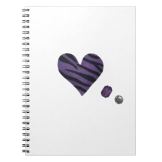 Zebra Heart Notebook
