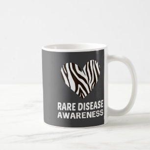 Zebra Heart Rare Disease Awareness Gift 2020 Coffee Mug