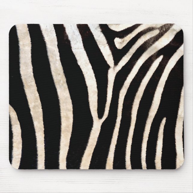 Zebra Hide Mouse Pad (Front)