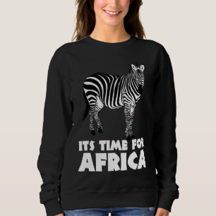 Zebra Horse Africa Animal Safari Boy Wild Sweatshirt