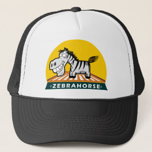 Zebra Horse Trucker Hat