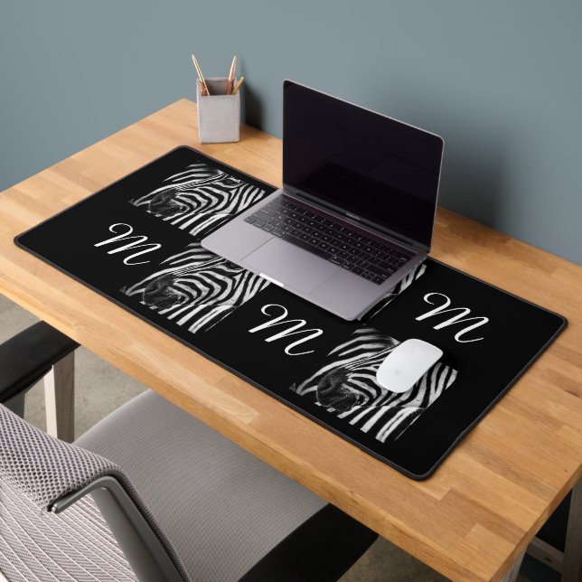 Zebra Illusion Desk Mat (Office 2)