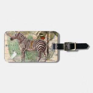 Zebra in Africa Luggage Tag