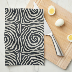 Zebra Inspired Tea Towel