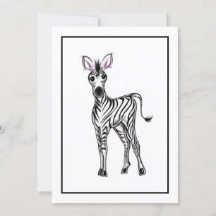 Zebra Invitation