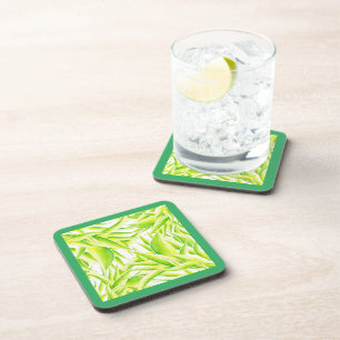Zebra Iris on a Coaster Set
