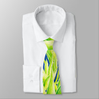 Zebra Iris on a Neck Tie