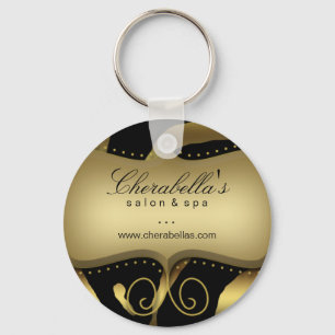 Zebra Key Chain Gift animal gold black