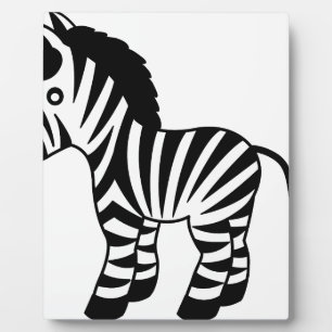 zebra kids plaque