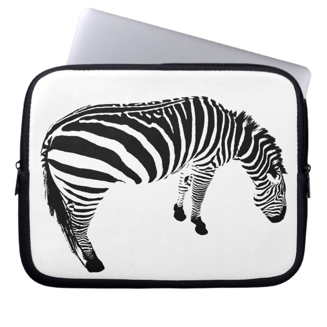 zebra laptop sleeve (Front)