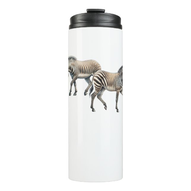 Zebra Leak Proof Thermal Tumbler (Front)