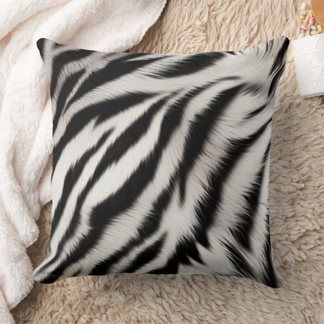 Zebra & Leopard Cushion (Blanket)