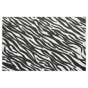 Zebra Lines Print, African Safari Zebra Skin Fabric