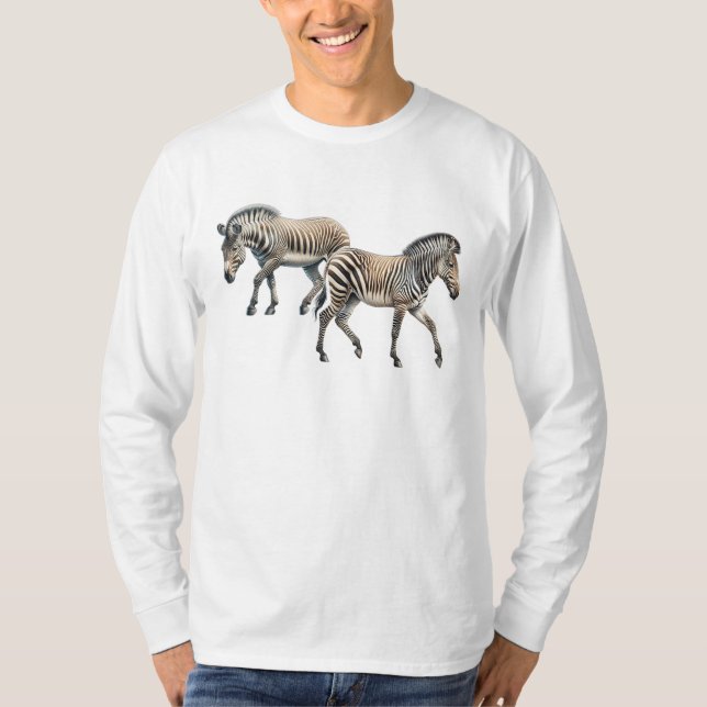 Zebra Long T-Shirt (Front)