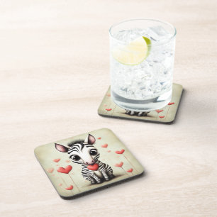 Zebra Love 1 Coaster