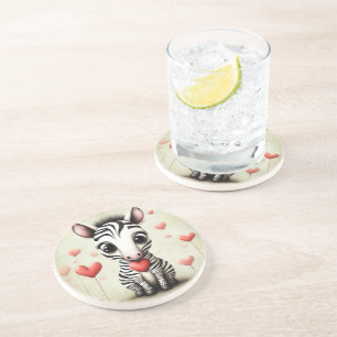 Zebra Love 1 Coaster