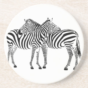 Zebra Love Coaster