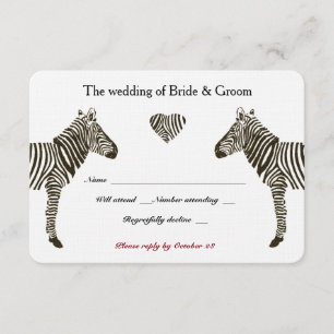 Zebra Love RSVP