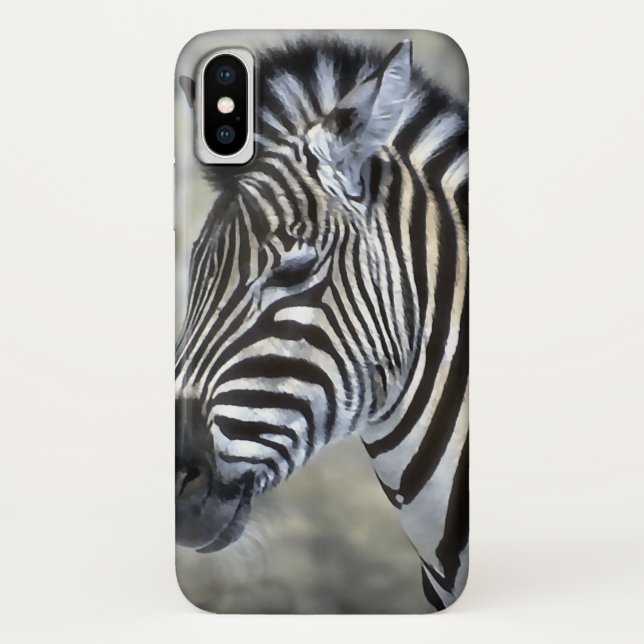 Zebra Lovers Case-Mate iPhone Case (Back)