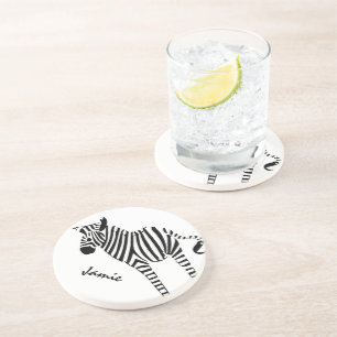 Zebra Lovers Gifts Coaster