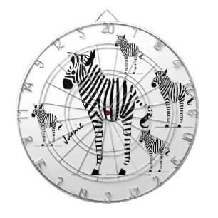 Zebra Lovers Gifts Dartboard