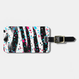 Zebra Luggage Tag