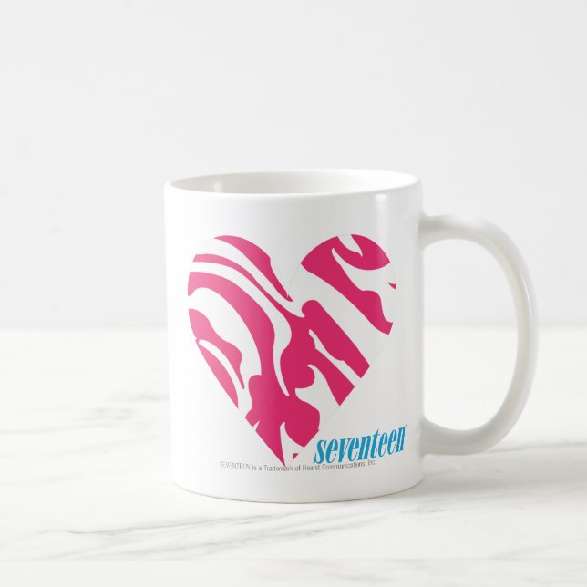Zebra Magenta 2 Coffee Mug (Right)