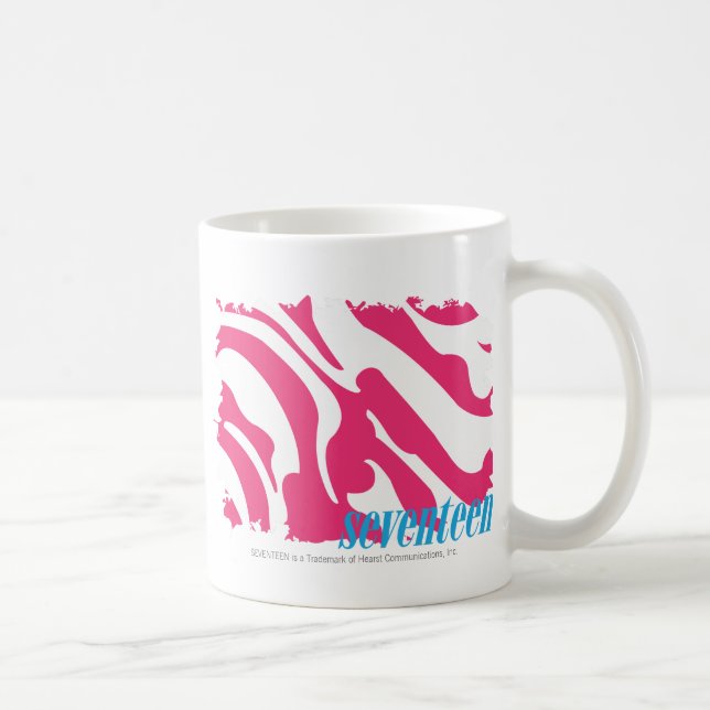 Zebra Magenta 3 Coffee Mug (Right)