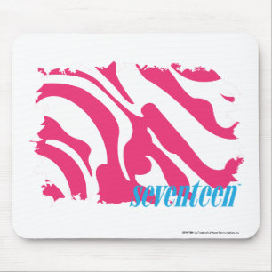 Zebra Magenta 3 Mouse Pad