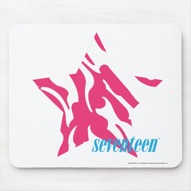 Zebra Magenta 4 Mouse Pad (Front)
