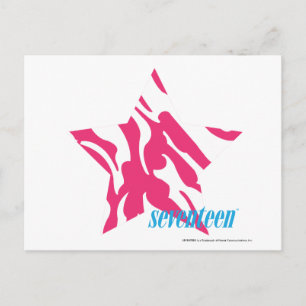 Zebra Magenta 4 Postcard