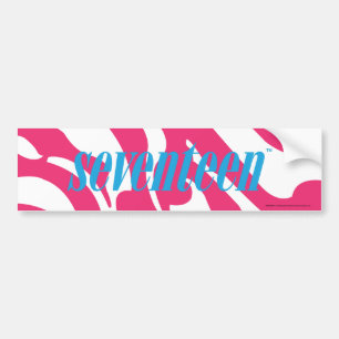 Zebra Magenta Bumper Sticker